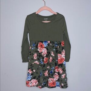 Old Navy Green Fit and Flare Casual Dress